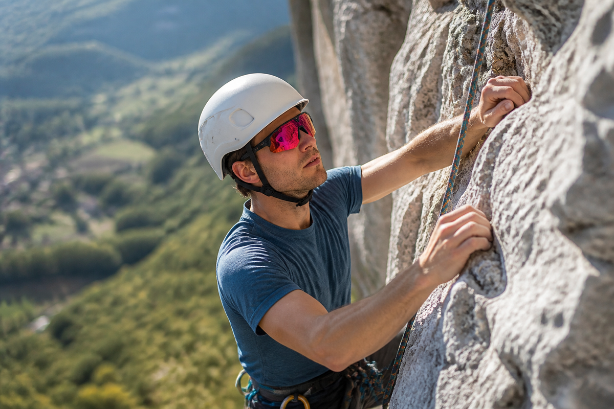 Camera Glasses for Climbing and Mountaineering