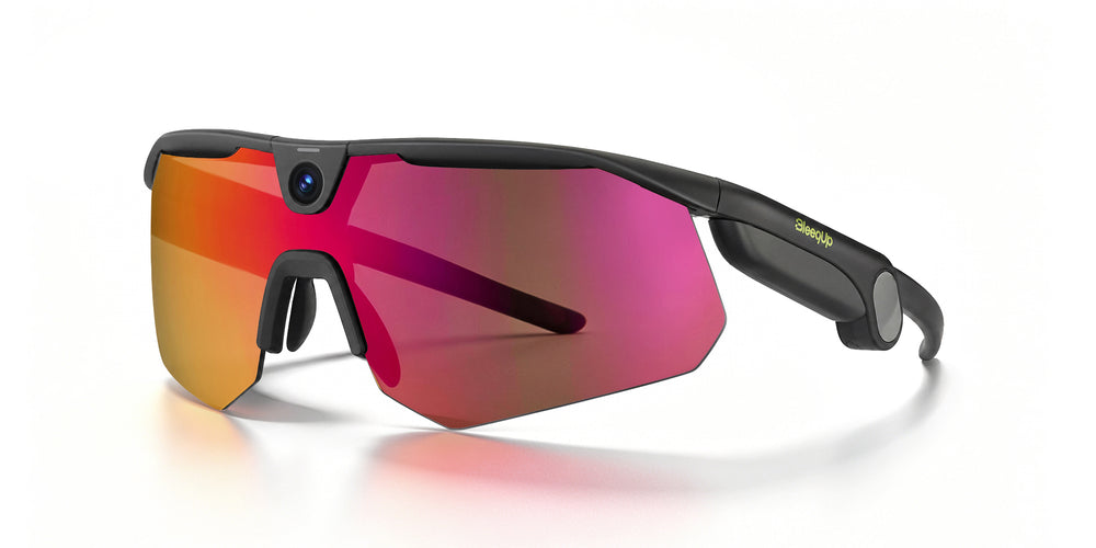 BleeqUp Ranger Occhiali Sportivi con Fotocamera AI - Lente Standard